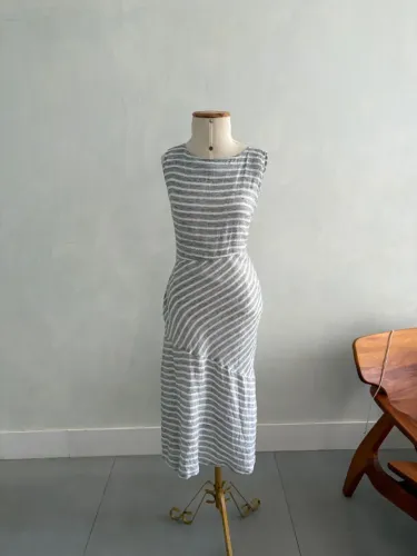 Vestido Eliane Muller linho 36