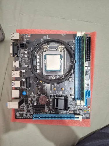 Kit I5-4570, placa mãe BMBH81, 1 pente de ram ddr3 (8gb) e cooler 65 tdp