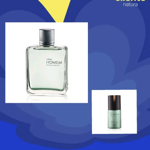 Kit Perfume Natura homem Especiarias + Colônia