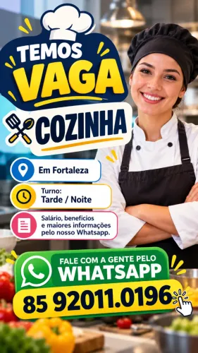 VAGA - COZINHA DE PADARIA