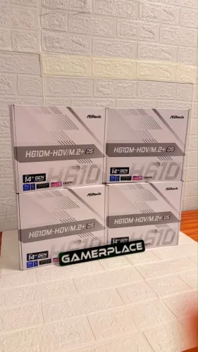 PLACA MAE ASROCK H610M-HDV/M.2 + D5 - INTEL 1700 - DDR5 - MATX - M.2 com nota fiscal