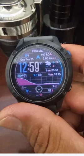 Relógio garmin fênix 6 pro solar