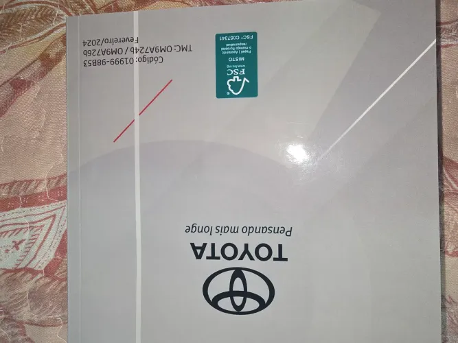 Vendo Manual do Proprietário Corolla Cross 2025