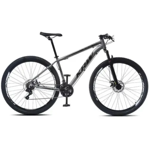Bicicleta Aro 29 KRW Alumínio Shimano TZ 24 Vel Suspensão Freio a Disco Mountain bike Ltx