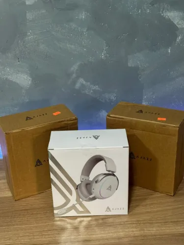 Headset Gamer Sem Fios Ajazz (BRANCO)