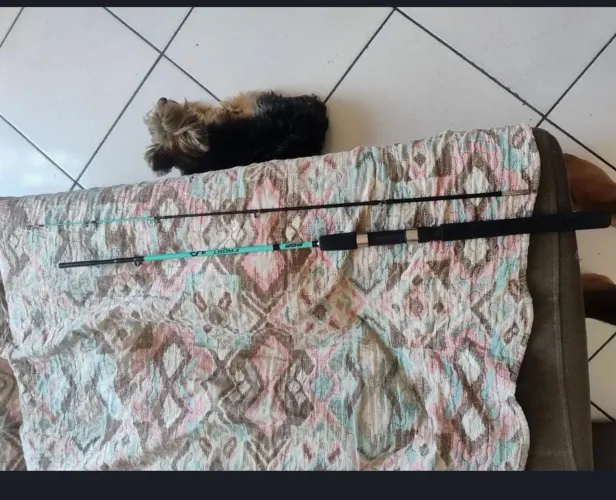 Vara de fibra maciça, 12 a 25lbs 1,68m extremamente forte