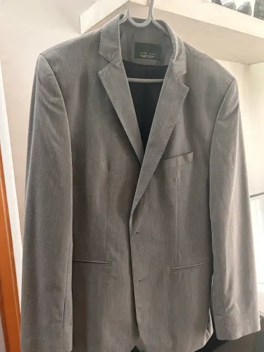 Terno Zara Man Cinza Tam. 50 (M/G) - Usado Apenas 1 Vez - Excelente Estado
