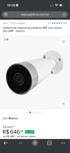 Câmera intelbras