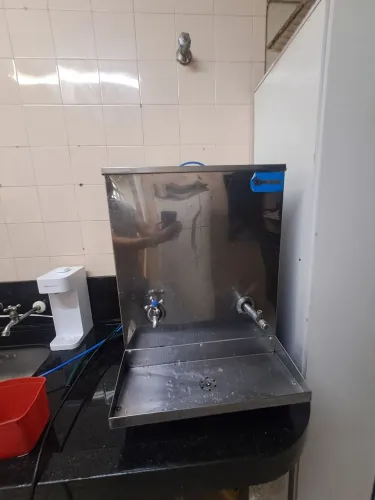 Bebedouro inox geladeira