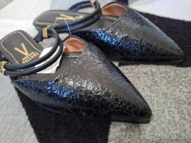 Mule Vizzano Textura Croco Verniz n°36