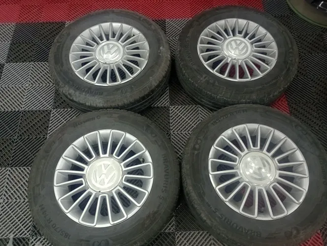 Rodas Aro 14 Originais Up +Pneus 1757014