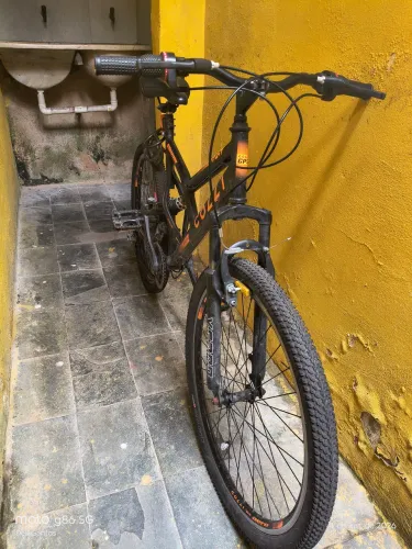 Bicicleta Colli Aro 26 GPS 148 suspensão dupla - semi nova - conservada