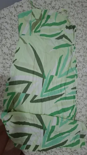 Vestido estampa verde