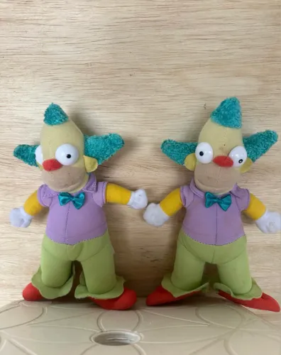 Pelúcia Krusty O Palhaço Os Simpsons Raro Raríssimo ! Campinas-sp