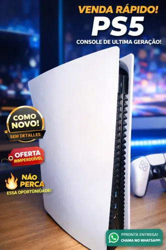 PS5 Slim Impecável + 2 Controles | Muito Novo | Entrego Hoje
