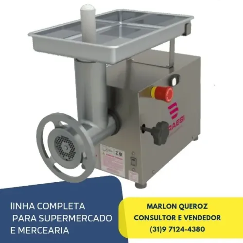 Moedor de Carne Boca 10 Braesi Inox