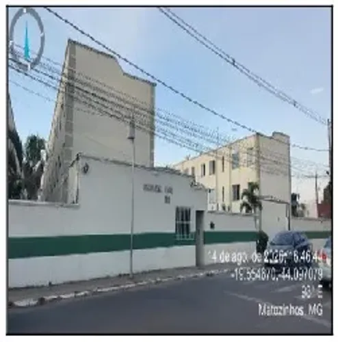 Imóvel para investir Apartamento no Estacão, Matozinhos - MG, Apto 02, 2 quartos, 1 vaga,