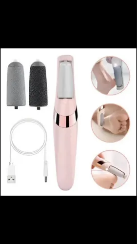 Lixadeira Elétrica Pés Recarregável USB Portátil Calo 