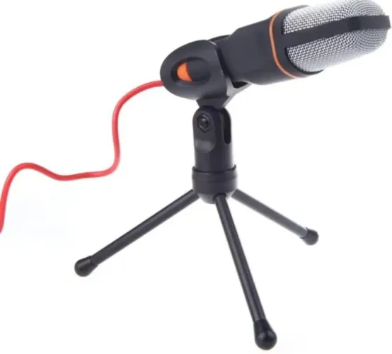 Microfone Condensador SF-666 com SUPORTE - NOVO NA EMBALAGEM 65 reais. 