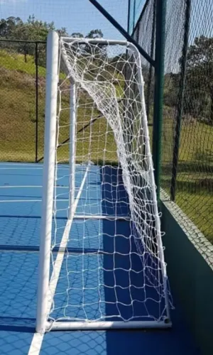 Par de rede para gol