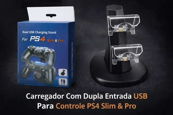 Carregador controle play4