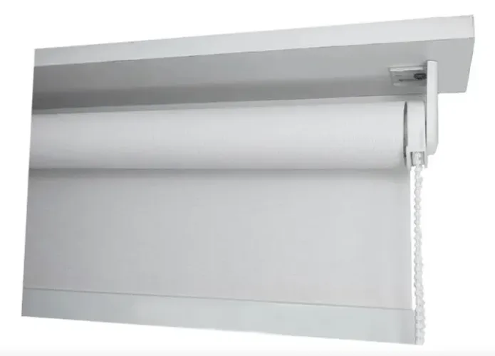 Persiana Rolo Tela Solar 1% Varanda Sacada 2,00 L X 1,40a Cor Branco