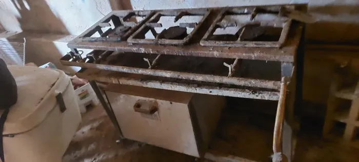 Fogão industrial três boca com fono 