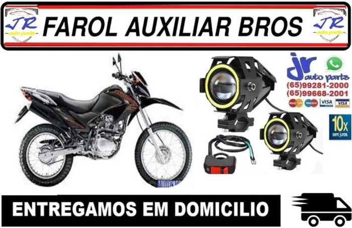 Par Farol de Milha Led Angel Eyes Bros 2010