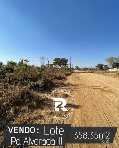 Vendo Lote com 358,35m2 no Parque Alvorada llI, Luziânia/GO