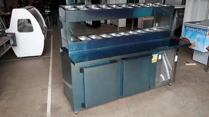 Balcão Refrigerado com Condimentador Duplo "Pronta Entrega"