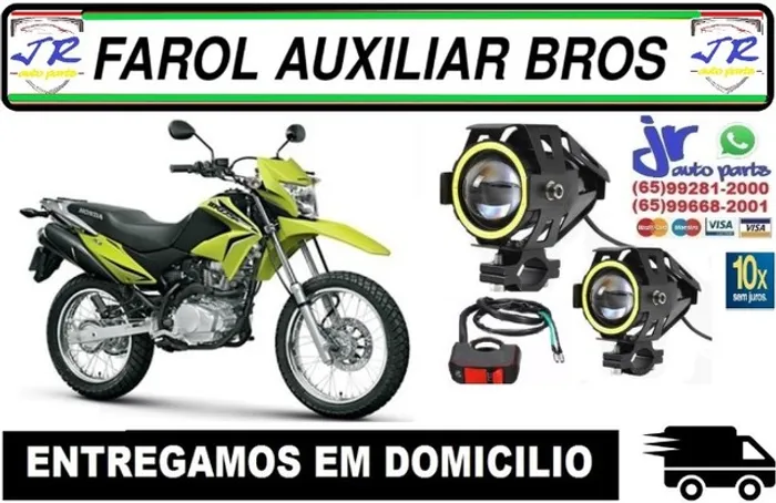Par Farol de Milha Led Angel Eyes Bros 2013