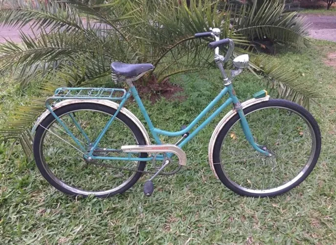 Bicicleta Antiga Monark Feminina Anos 60 Aro 26