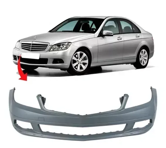 Parachoque Mercedes Benz Classe C 2008 à 2011- Dianteiro Primer- Furo Farol Auxiliar - TYG