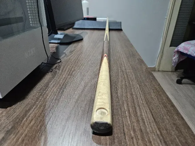 Taco de sinuca profissional 3/4 madeira ash