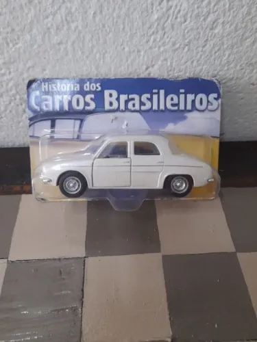 Miniatura de carro Willys dauphine Gordini- História dos Carros Brasileiros