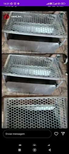 Churrasqueira de aço inox 