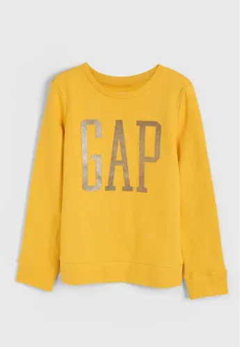 Blusa de Moletom Gap Original menina Kids TAM 10 - Amarelo