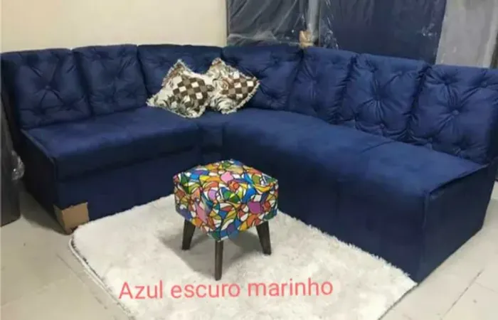 Sofá de canto 6 lugares