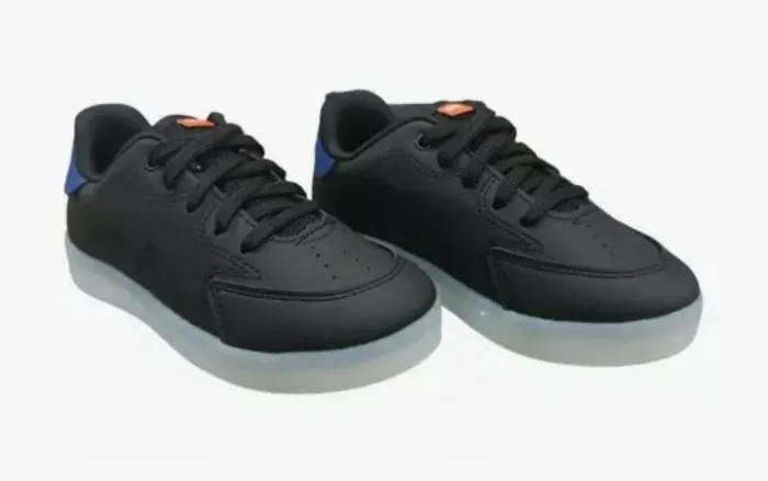 Tênis kidy hype led preto 