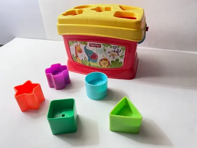 Caixa didática/educativa fisher price