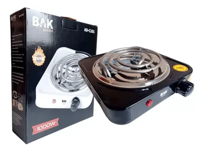 Fogão Elétrico Portatil 110v 1 Boca Preto