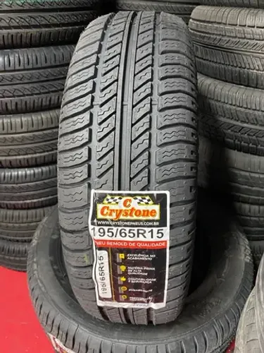 Pneu Remolde 195/65R15 Crystone 