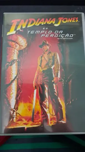 DVD filme Indiana Jones e o templo da perdição