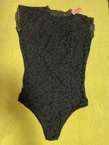  Body Valisere Renda Azul (novo)