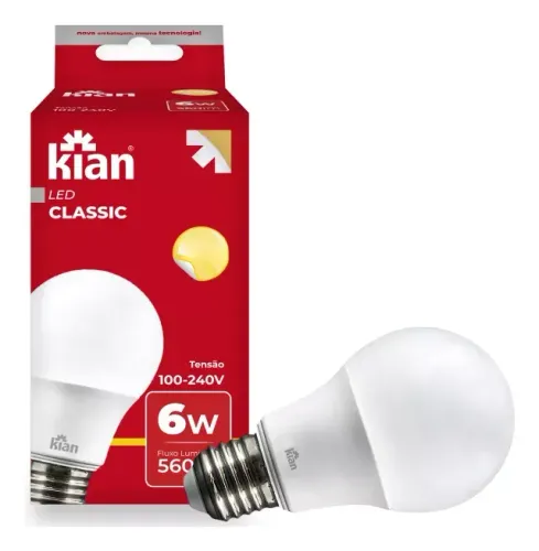 LAMPADA DE LED BULBO  6W 9W 12W 15W 20W 30W 40W 50W 65W 75W 