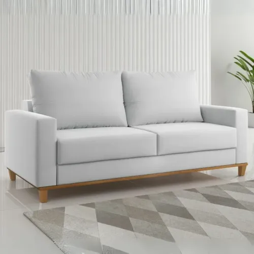 SOFÁ TRÊS LUGARES LINHO ? CONFIRA !! TT72