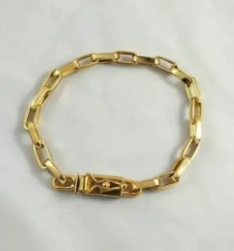 Pulseira baguete em Ouro 18k 