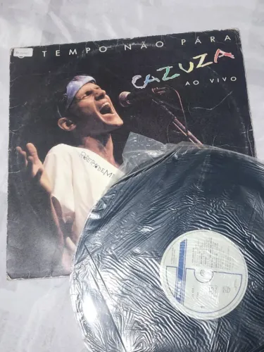 LP VINIL - CAZUZA - O TEMPO NÃO PÁRA (CAZUZA AO VIVO)