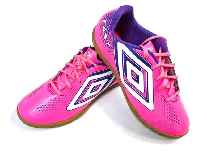 Chuteira umbro FAST Futsal rosa adulto