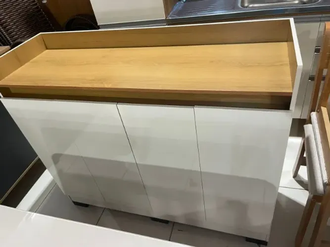 BALCÃO BUFFET NOVO 4 PORTAS OFF WHITE